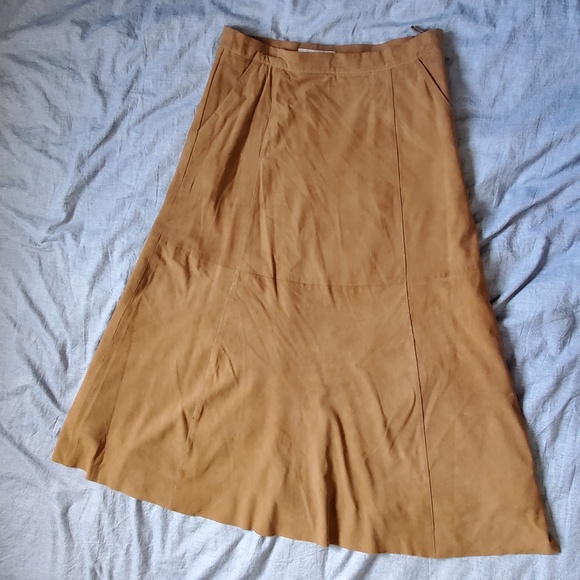 Clearance ‼️  Brand New CASSIS 100% Leather Long Skirt - Picture 1 of 4